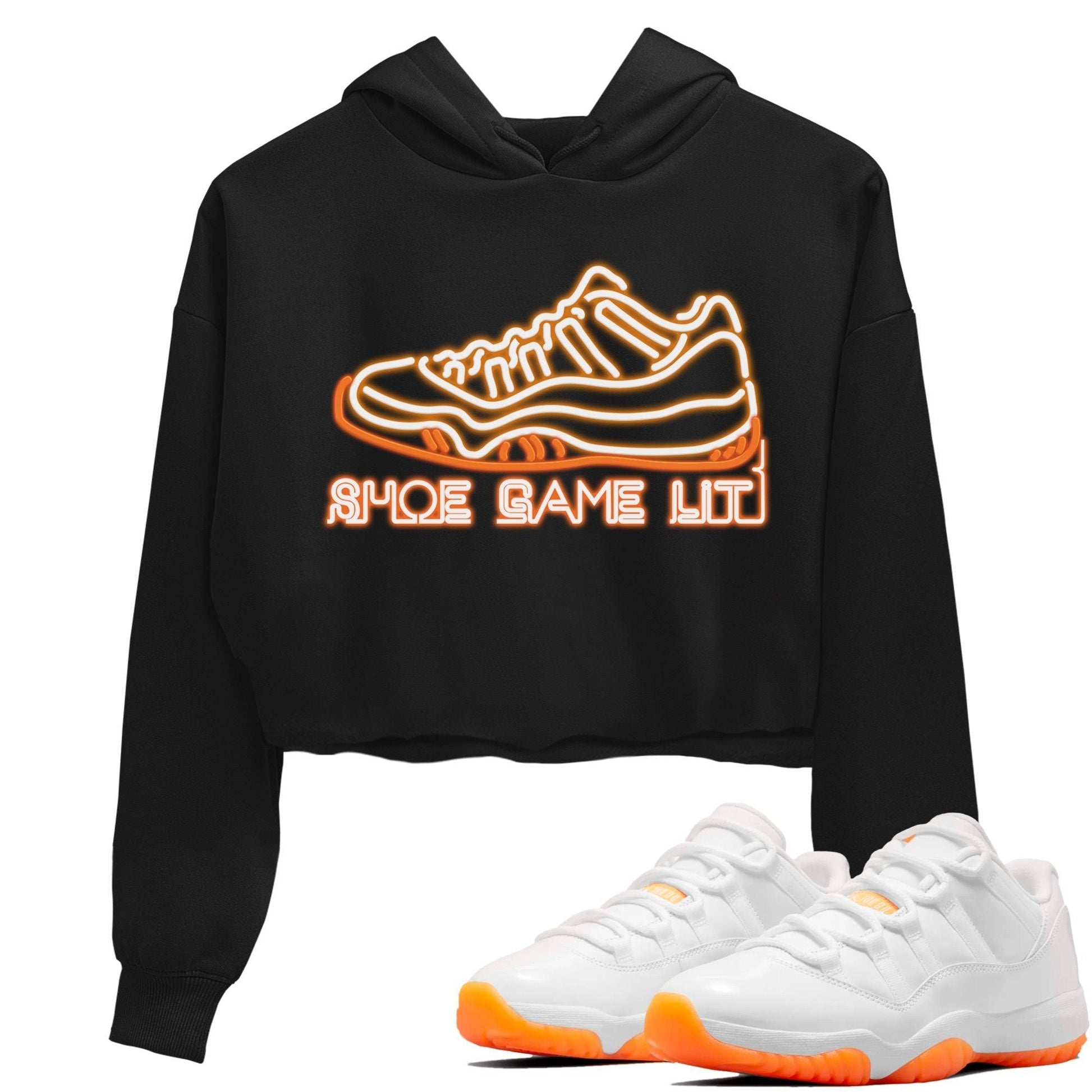 Jordan 11 Citrus Sneaker Match Tees Shoe Game Lit Sneaker Tees Jordan 11 Citrus Sneaker Release Tees Women's Shirts