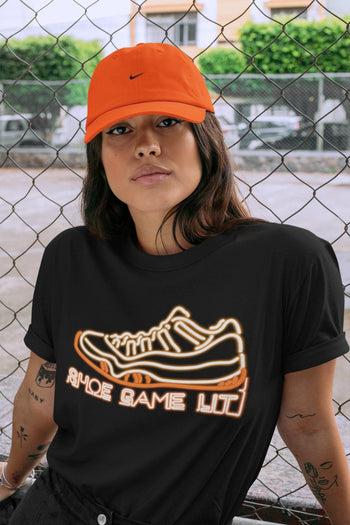 Jordan 11 Citrus Sneaker Match Tees Shoe Game Lit Sneaker Tees Jordan 11 Citrus Sneaker Release Tees Unisex Shirts