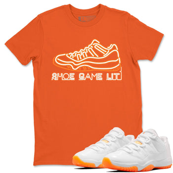 Jordan 11 Citrus Sneaker Match Tees Shoe Game Lit Sneaker Tees Jordan 11 Citrus Sneaker Release Tees Unisex Shirts