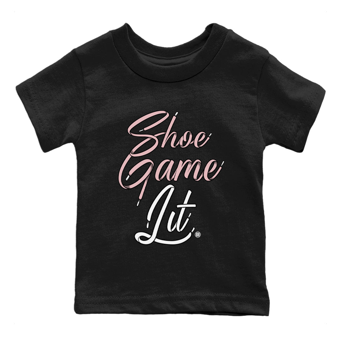 Air Jordan 1 Washed Pink Shoe Game Lit Shoe Lace Baby and Kids Sneaker Tees Air Jordan 1 High OG WMNS Washed Pink Kids Sneaker Tees Washing and Care Tip
