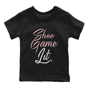 Air Jordan 1 Washed Pink Shoe Game Lit Shoe Lace Baby and Kids Sneaker Tees Air Jordan 1 High OG WMNS Washed Pink Kids Sneaker Tees Washing and Care Tip