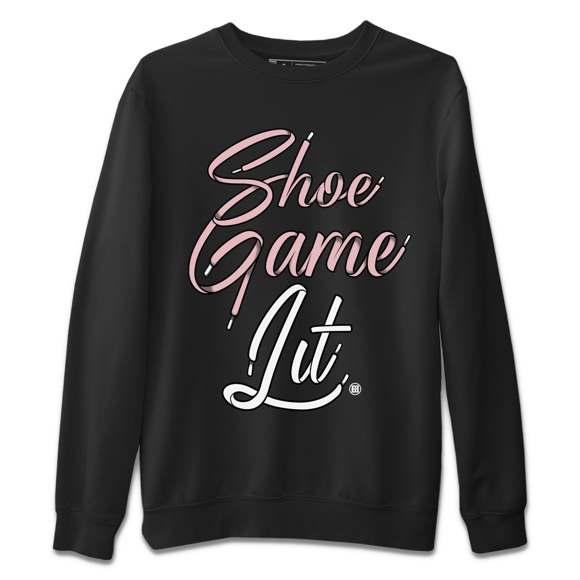 Air Jordan 1 Washed Pink Sneaker Match Tees Shoe Game Lit Shoe Lace Sneaker Tees Air Jordan 1 High OG WMNS Washed Pink Sneaker Release Tees Unisex Shirts Black 2