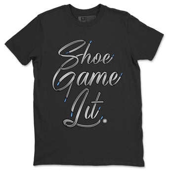 Air Jordan 11 White Cement Sneaker Match Tees Shoe Game Lit Shoe Lace Sneaker Tees Air Jordan 11 Cement Grey Sneaker Release Tees Unisex Shirts Black 2