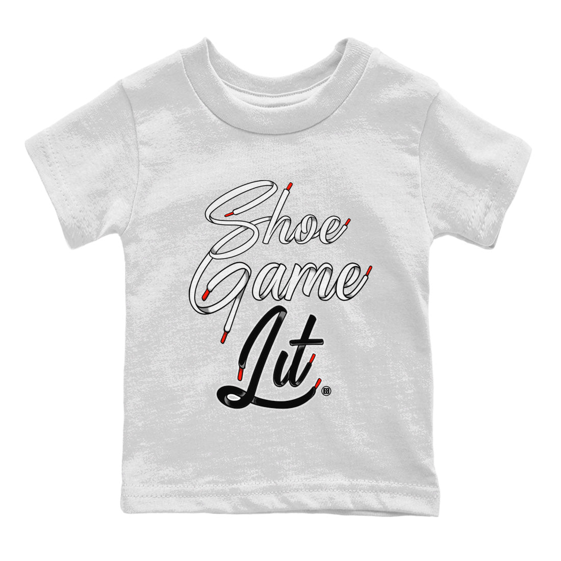 Air Jordan 13 Black Flint Sneaker Match Tees Shoe Game Lit Shoe Lace Sneaker Tees Air Jordan 13 Black Flint Sneaker Release Tees Kids Shirts White 2