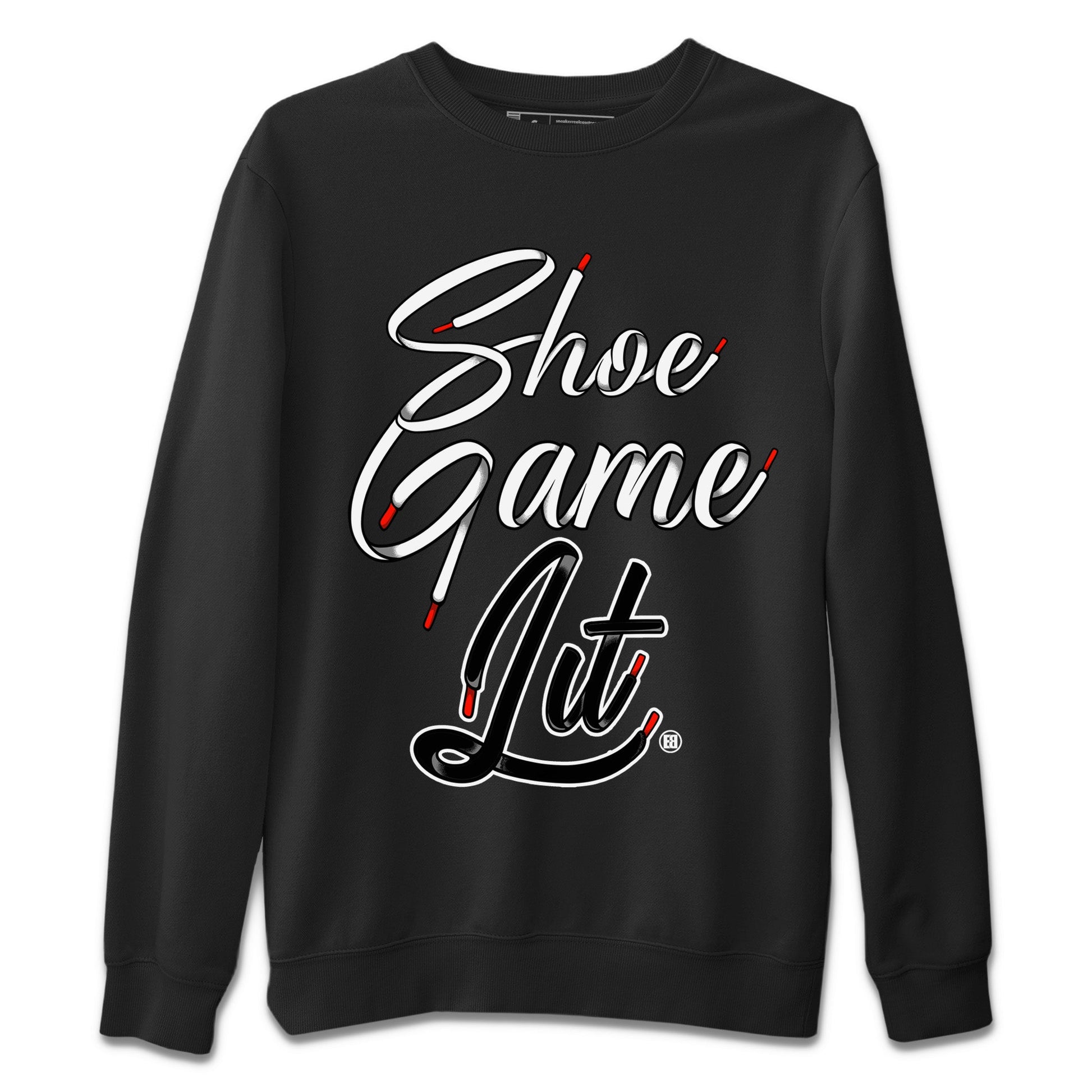 Air Jordan 13 Black Flint Sneaker Match Tees Shoe Game Lit Shoe Lace Sneaker Tees Air Jordan 13 Black Flint Sneaker Release Tees Unisex Shirts Black 2