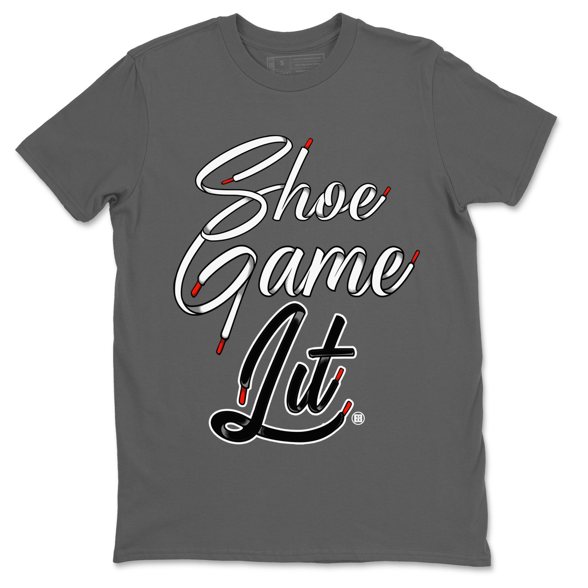 Air Jordan 13 Black Flint Sneaker Match Tees Shoe Game Lit Shoe Lace Sneaker Tees Air Jordan 13 Black Flint Sneaker Release Tees Unisex Shirts Cool Grey 2