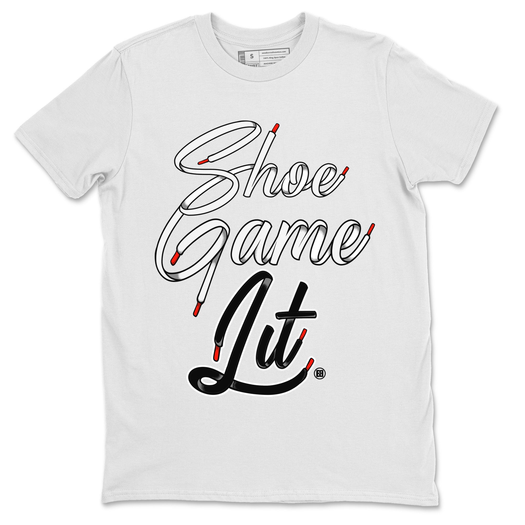 Air Jordan 13 Black Flint Sneaker Match Tees Shoe Game Lit Shoe Lace Sneaker Tees Air Jordan 13 Black Flint Sneaker Release Tees Unisex Shirts White 2