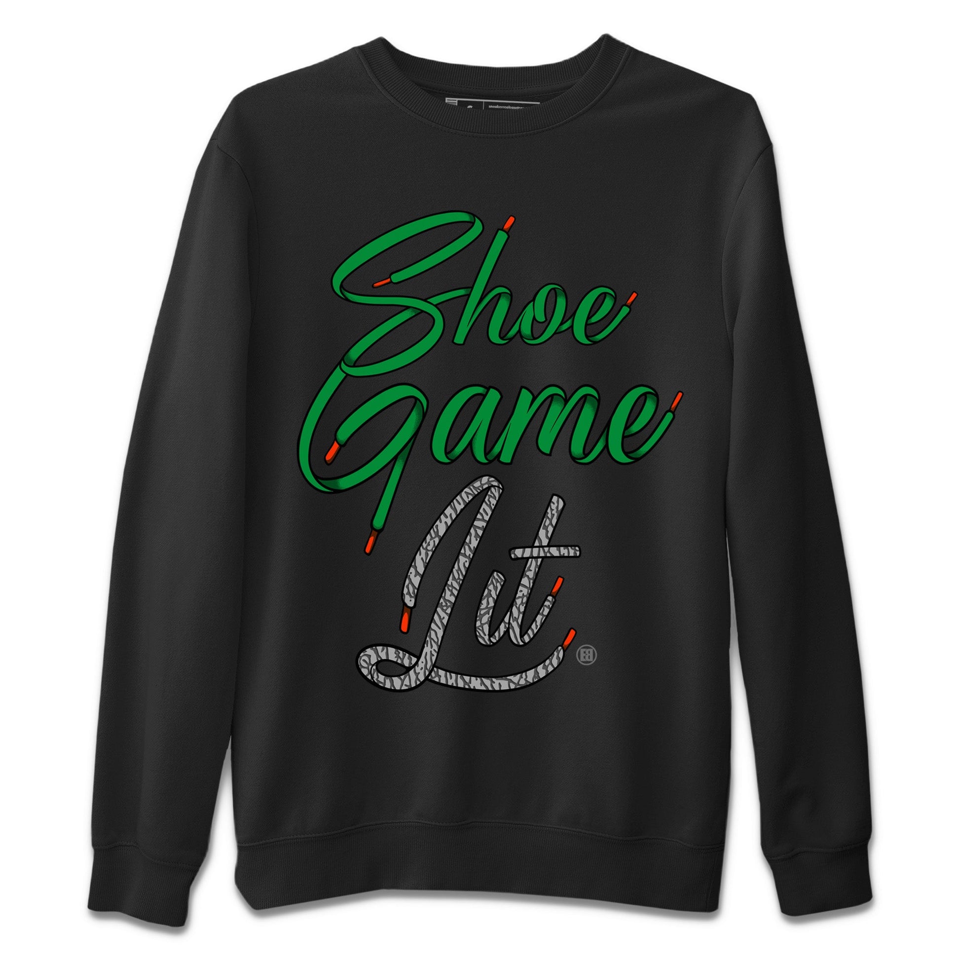 Air Jordan 3 Lucky Green Sneaker Match Tees Shoe Game Lit Shoe Lace Sneaker Tees Air Jordan 3 Lucky Green Sneaker Release Tees Unisex Shirts Black 2