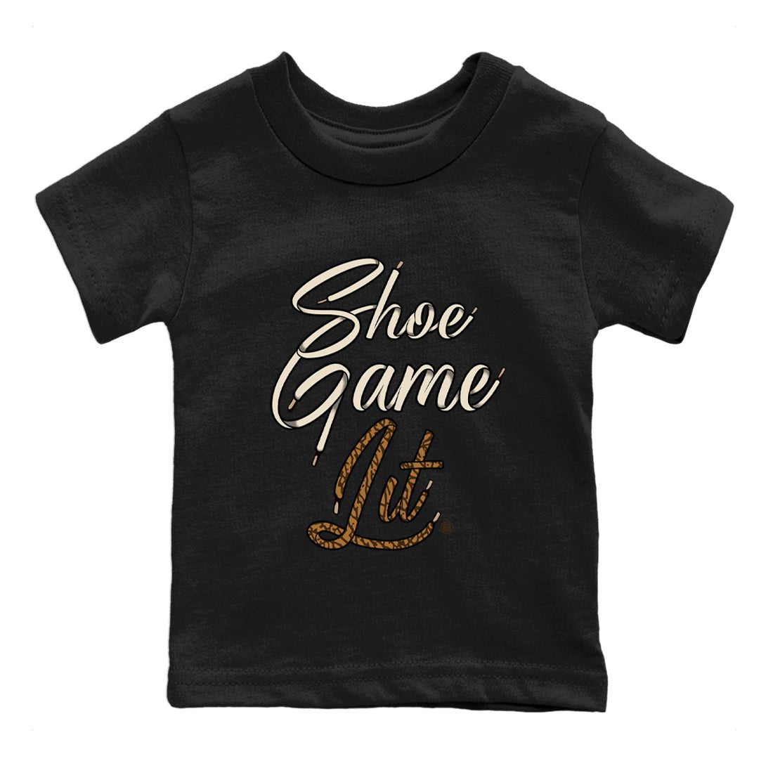 Air Jordan 3 Palomino Sneaker Match Tees Shoe Game Lit Shoe Lace Sneaker Tees Jordan 3 Retro Palomino Sneaker Release Tees Kids Shirts Black 2