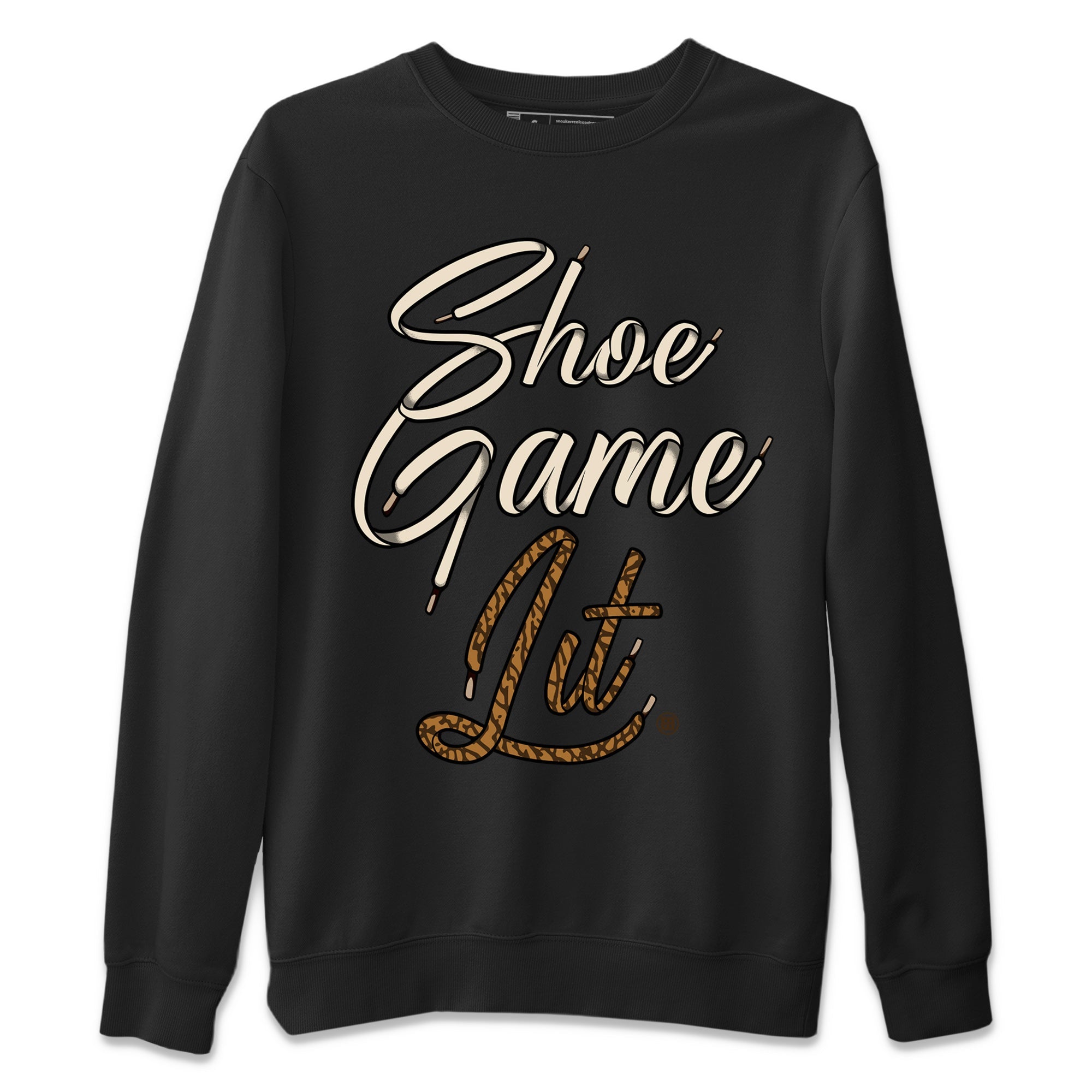 Air Jordan 3 Palomino Sneaker Match Tees Shoe Game Lit Shoe Lace Sneaker Tees Jordan 3 Retro Palomino Sneaker Release Tees Unisex Shirts Black 2