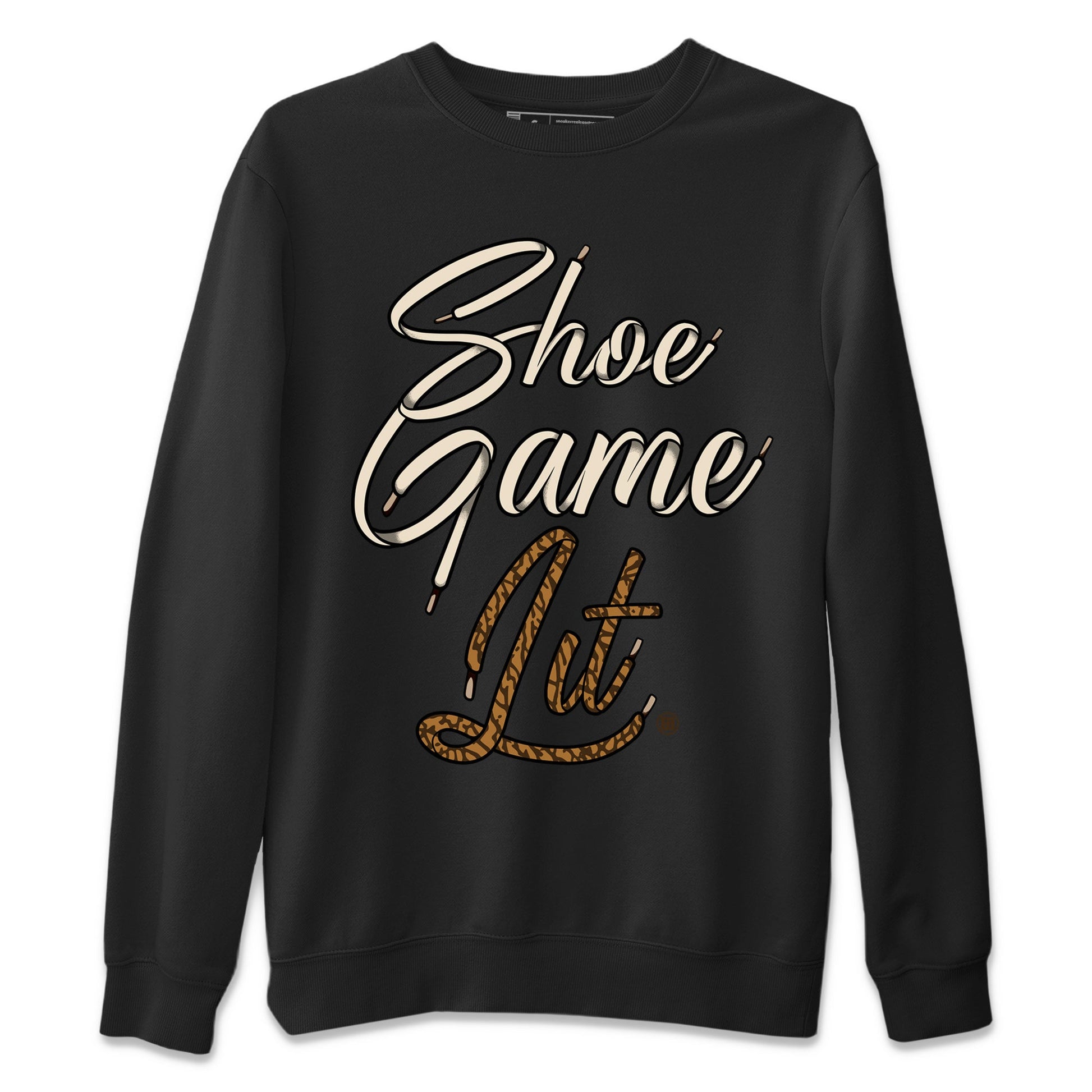 Air Jordan 3 Palomino Sneaker Match Tees Shoe Game Lit Shoe Lace Sneaker Tees Jordan 3 Retro Palomino Sneaker Release Tees Unisex Shirts Black 2