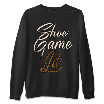 Air Jordan 3 Palomino Sneaker Match Tees Shoe Game Lit Shoe Lace Sneaker Tees Jordan 3 Retro Palomino Sneaker Release Tees Unisex Shirts Black 2