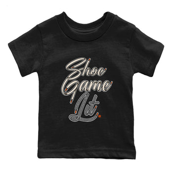 Air Jordan 5 Craft Shoe Game Lit Shoe Lace Baby and Kids Sneaker Tees Air Jordan 5 Craft Kids Sneaker Tees Washing and Care Tip