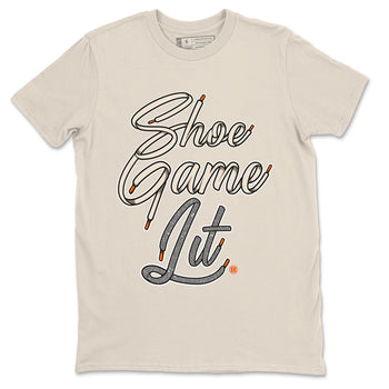 Air Jordan 5 Craft Sneaker Match Tees Shoe Game Lit Shoe Lace Sneaker Tees Air Jordan 5 Retro Craft Tees Unisex Shirts Natural 2