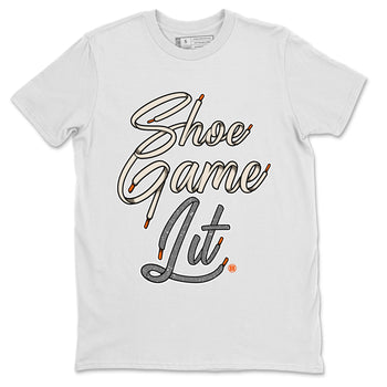 Air Jordan 5 Craft Sneaker Match Tees Shoe Game Lit Shoe Lace Sneaker Tees Air Jordan 5 Retro Craft Tees Unisex Shirts White 2