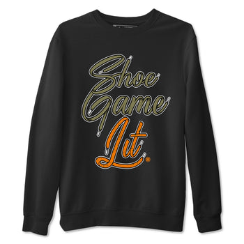 5s Olive shirt to match jordans Shoe Game Lit Shoe Lace sneaker tees Air Jordan 5 Retro Olive SNRT Sneaker Release Tees unisex cotton Black 2 crew neck shirt