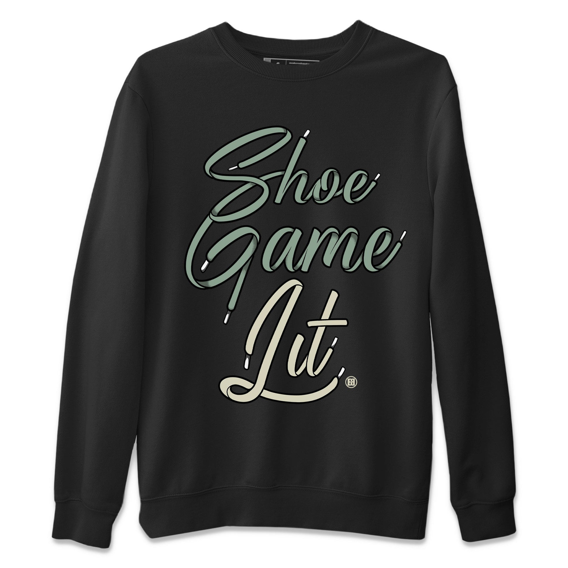 Dunk Low Mica Green Shirts Shoe Game Lit Shoe Lace Sneaker Tees Dunk Mica Green Sneaker Release Tees Unisex Shirts Black 2