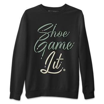 Dunk Low Mica Green Shirts Shoe Game Lit Shoe Lace Sneaker Tees Dunk Mica Green Sneaker Release Tees Unisex Shirts Black 2