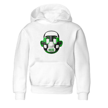 Air Jordan 1 Celtics Sneaker Match Tees Shoe Head Sneaker Tees AJ1 Celtics Sneaker Release Tees Kids Shirts White 2
