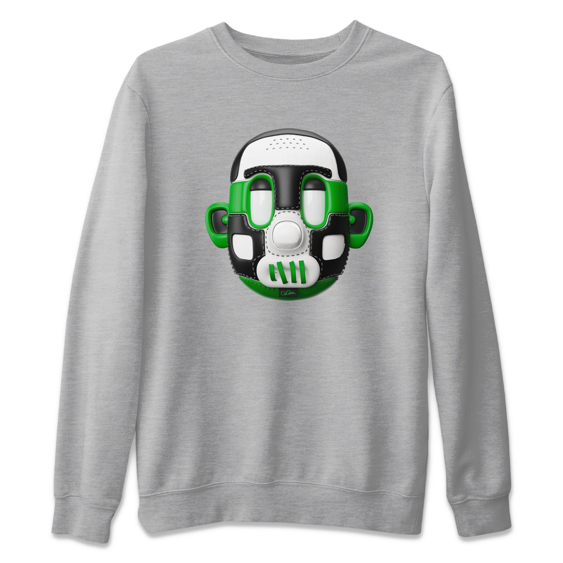 Air Jordan 1 Celtics Sneaker Match Tees Shoe Head Sneaker Tees AJ1 Celtics Sneaker Release Tees Unisex Shirts Heather Grey 2