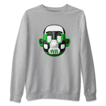 Air Jordan 1 Celtics Sneaker Match Tees Shoe Head Sneaker Tees AJ1 Celtics Sneaker Release Tees Unisex Shirts Heather Grey 2