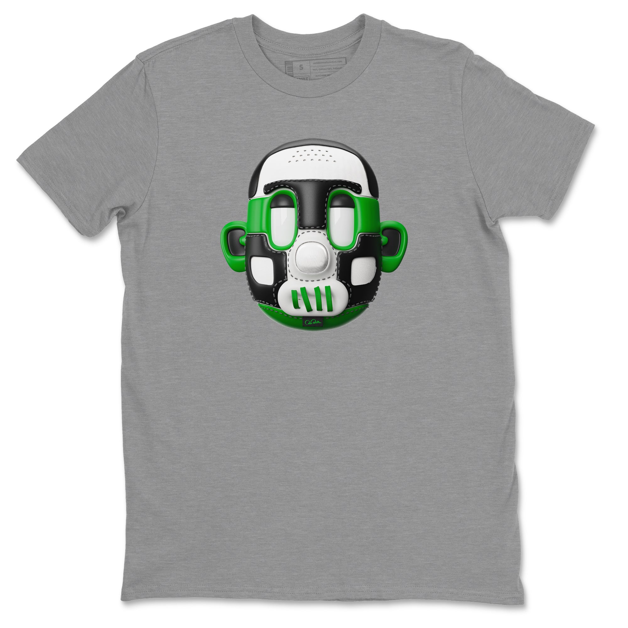 Air Jordan 1 Celtics Sneaker Match Tees Shoe Head Sneaker Tees AJ1 Celtics Sneaker Release Tees Unisex Shirts Heather Grey 2