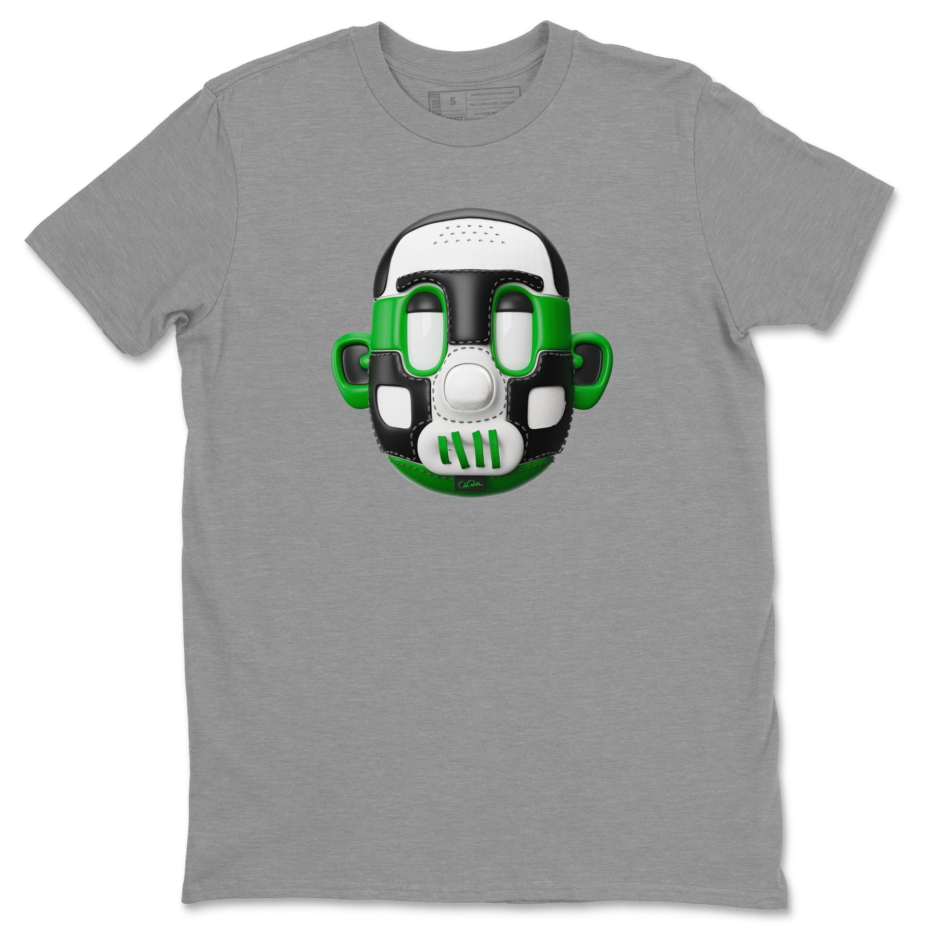 Air Jordan 1 Celtics Sneaker Match Tees Shoe Head Sneaker Tees AJ1 Celtics Sneaker Release Tees Unisex Shirts Heather Grey 2