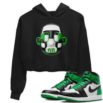 Air Jordan 1 Celtics Sneaker Match Tees Shoe Head Sneaker Tees AJ1 Celtics Sneaker Release Tees Women's Shirts Black 1