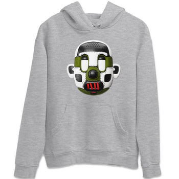 Air Jordan 1 Travis Scott Olive Sneaker Match Tees Shoe Head Sneaker Tees AJ1 Travis Scott Olive Sneaker Release Tees Unisex Shirts Heather Grey 2