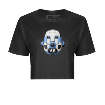 Air Jordan 1 Retro High OG UNC Toe Shirt to match Jordans Shoe Head Sneaker Tees 1s UNC Toe SNRT Sneaker Release Tees Crop T-Shirts Black 2