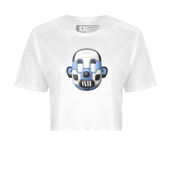 Air Jordan 1 Retro High OG UNC Toe Shirt to match Jordans Shoe Head Sneaker Tees 1s UNC Toe SNRT Sneaker Release Tees Crop T-Shirts White 2