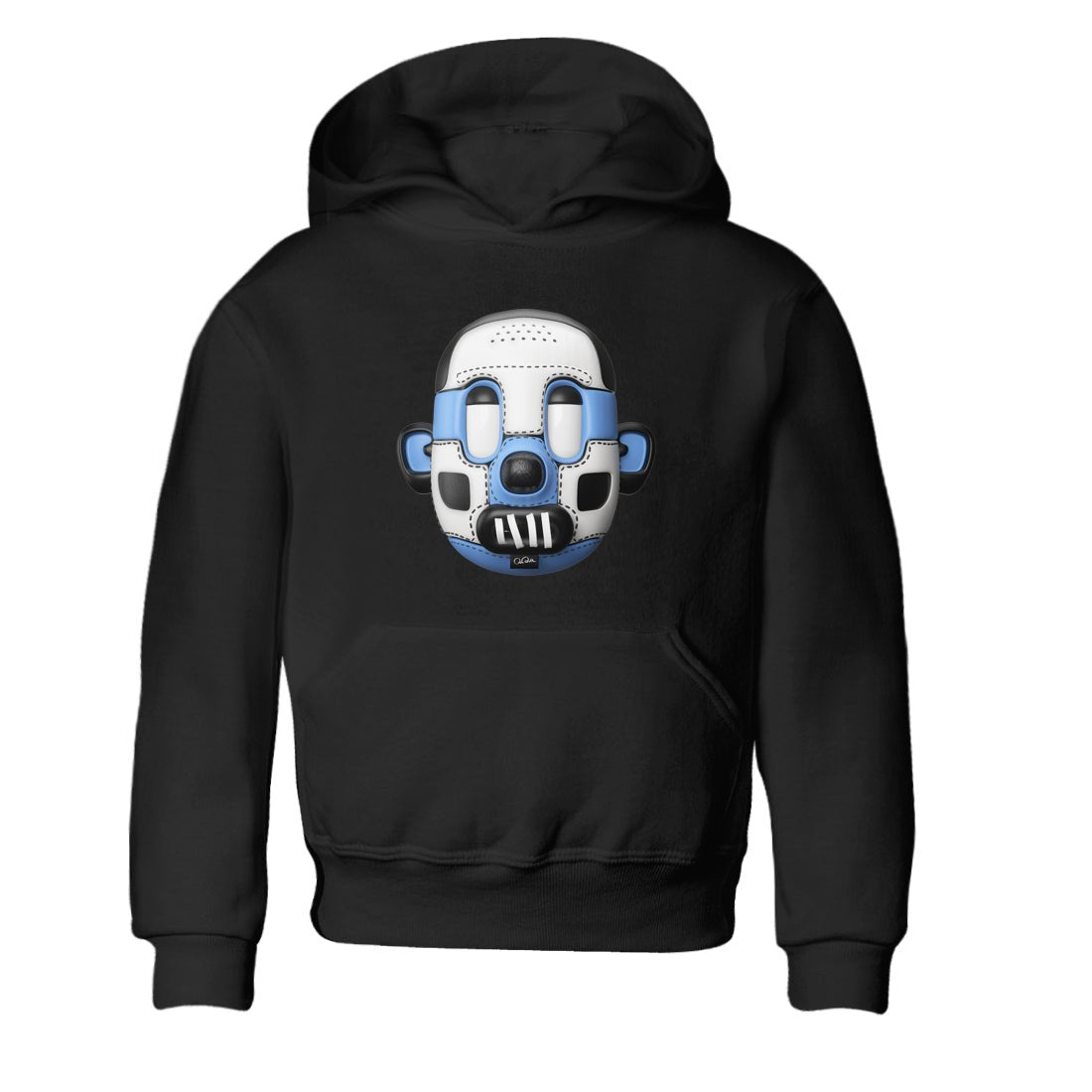 Air Jordan 1 Retro High OG UNC Toe Shirt to match Jordans Shoe Head Sneaker Tees 1s UNC Toe SNRT Sneaker Release Tees Kids and Baby Tees Black 2