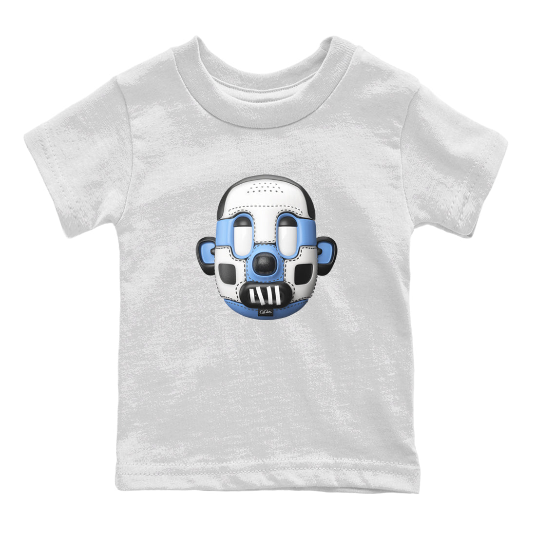 Air Jordan 1 Retro High OG UNC Toe Shirt to match Jordans Shoe Head Sneaker Tees 1s UNC Toe SNRT Sneaker Release Tees Kids and Baby Tees White 2