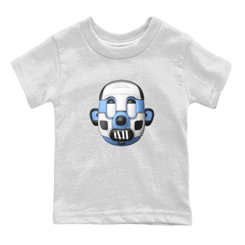 Air Jordan 1 Retro High OG UNC Toe Shirt to match Jordans Shoe Head Sneaker Tees 1s UNC Toe SNRT Sneaker Release Tees Kids and Baby Tees White 2