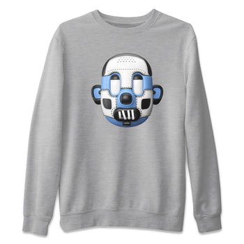 Air Jordan 1 Retro High OG UNC Toe Shirt to match Jordans Shoe Head Sneaker Tees 1s UNC Toe SNRT Sneaker Release Tees Crew Neck T-Shirts Heather Grey 2