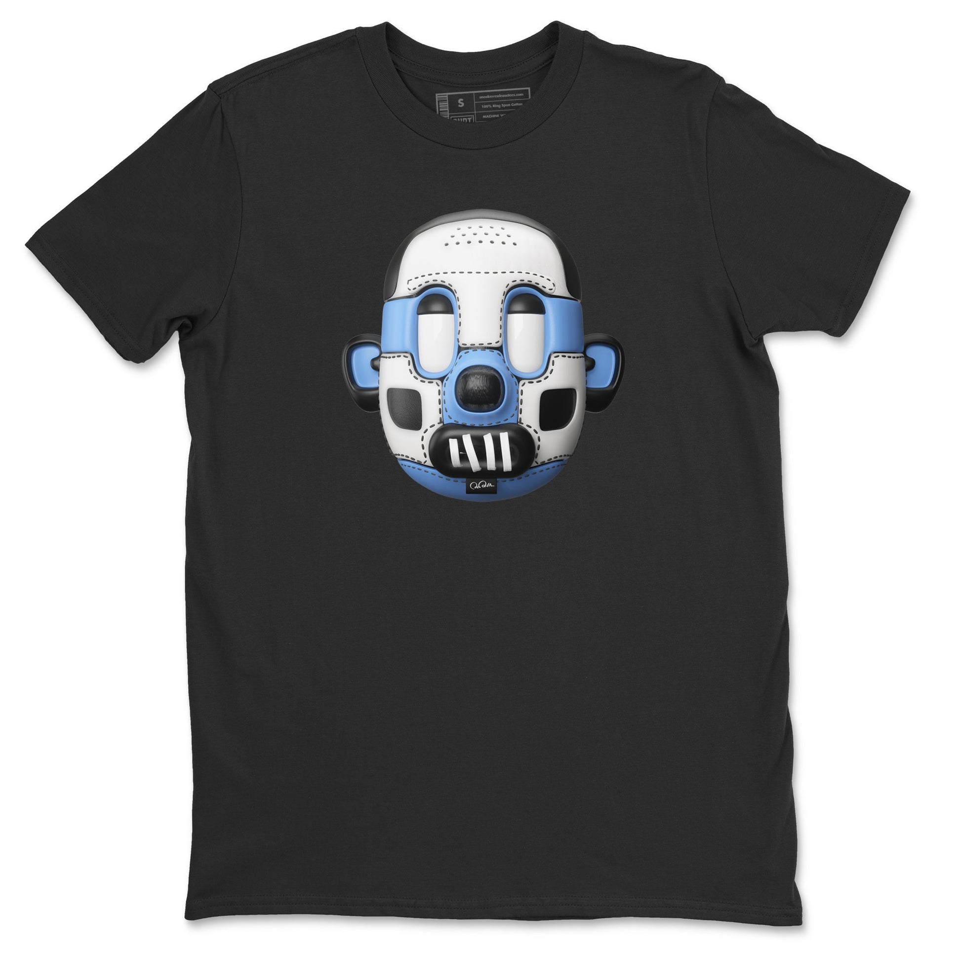 Air Jordan 1 Retro High OG UNC Toe Shirt to match Jordans Shoe Head Sneaker Tees 1s UNC Toe SNRT Sneaker Release Tees Crew Neck T-Shirts Black 2