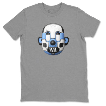 Air Jordan 1 Retro High OG UNC Toe Shirt to match Jordans Shoe Head Sneaker Tees 1s UNC Toe SNRT Sneaker Release Tees Crew Neck T-Shirts Heather Grey 2