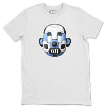 Air Jordan 1 Retro High OG UNC Toe Shirt to match Jordans Shoe Head Sneaker Tees 1s UNC Toe SNRT Sneaker Release Tees Crew Neck T-Shirts White 2