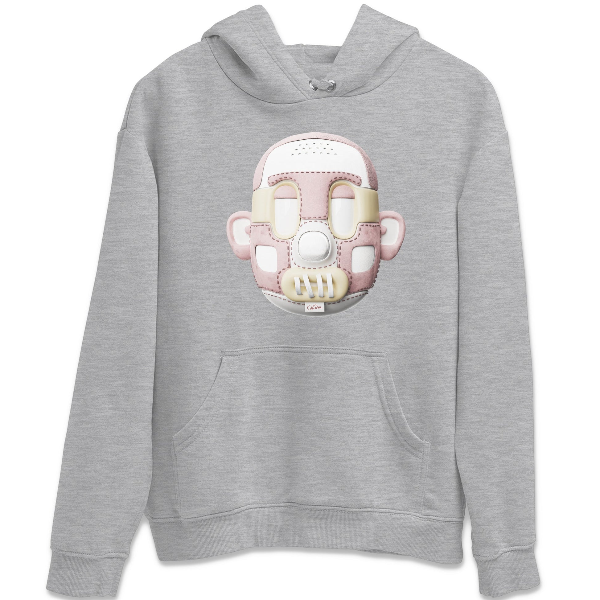 Air Jordan 1 Washed Pink Sneaker Match Tees Shoe Head Sneaker Tees AJ1 Washed Pink Sneaker Release Tees Unisex Shirts Heather Grey 2
