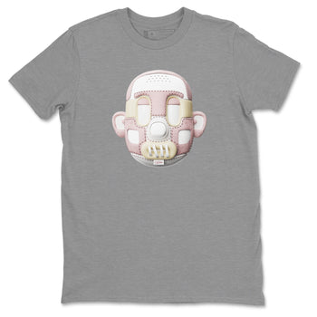 Air Jordan 1 Washed Pink Sneaker Match Tees Shoe Head Sneaker Tees AJ1 Washed Pink Sneaker Release Tees Unisex Shirts Heather Grey 2