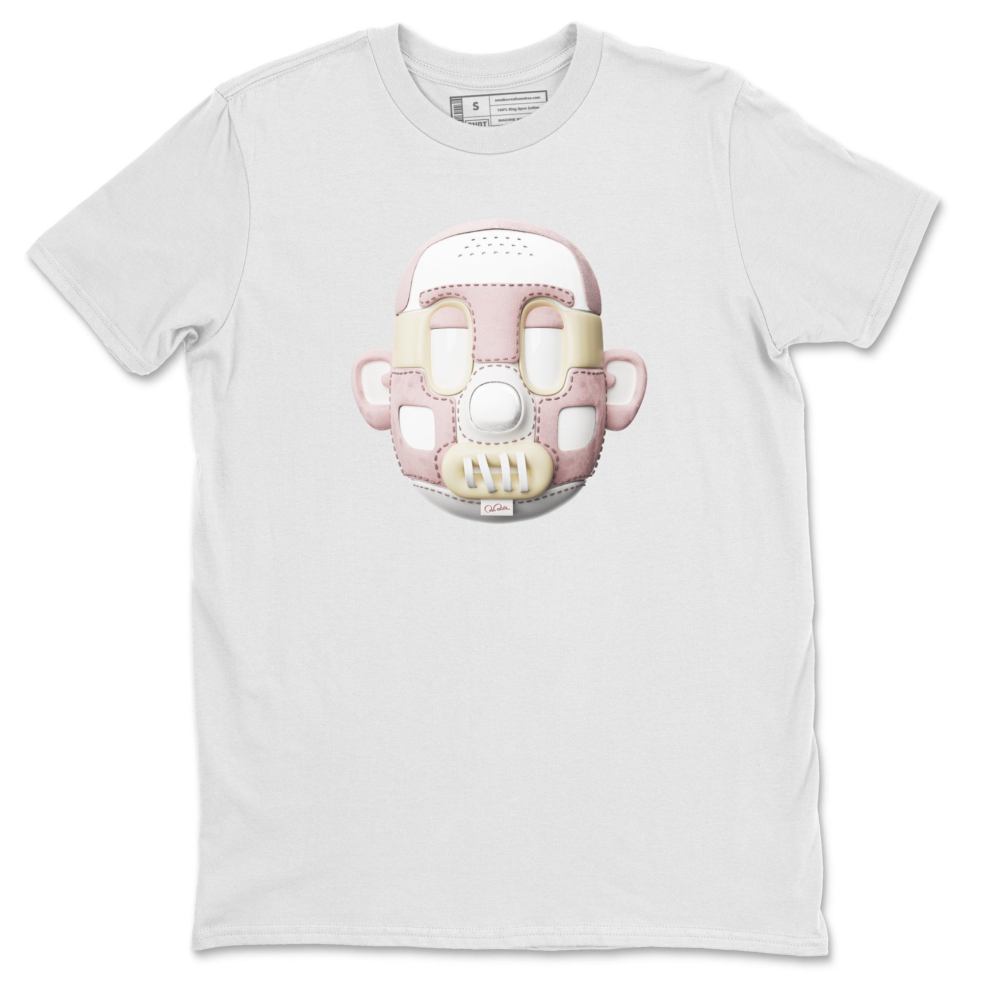 Air Jordan 1 Washed Pink Sneaker Match Tees Shoe Head Sneaker Tees AJ1 Washed Pink Sneaker Release Tees Unisex Shirts White 2