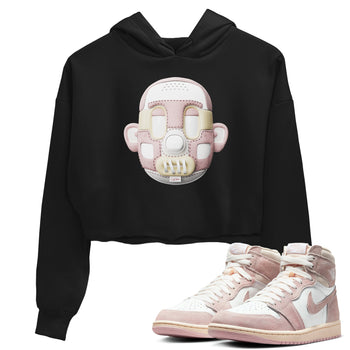 Air Jordan 1 Washed Pink Sneaker Match Tees Shoe Head Sneaker Tees AJ1 Washed Pink Sneaker Release Tees Women's Shirts Black 1