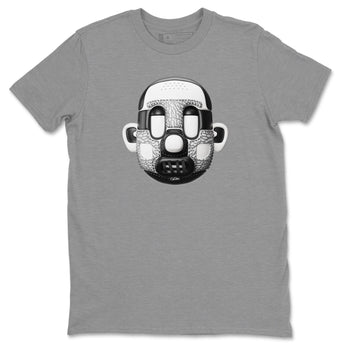 Air Jordan 1 White Cement Sneaker Match Tees Shoe Head Sneaker Tees AJ1 White Cement Sneaker Release Tees Unisex Shirts Heather Grey 2