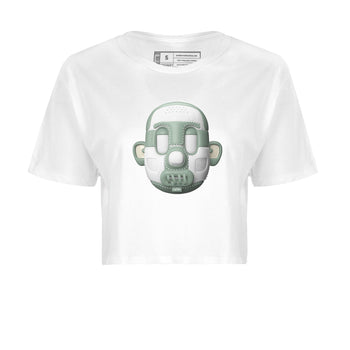 Dunk Mica Green Sneaker Match Tees Shoe Head Sneaker Tees Dunk Low Mica Green Sneaker Release Tees Women's Shirts White 2