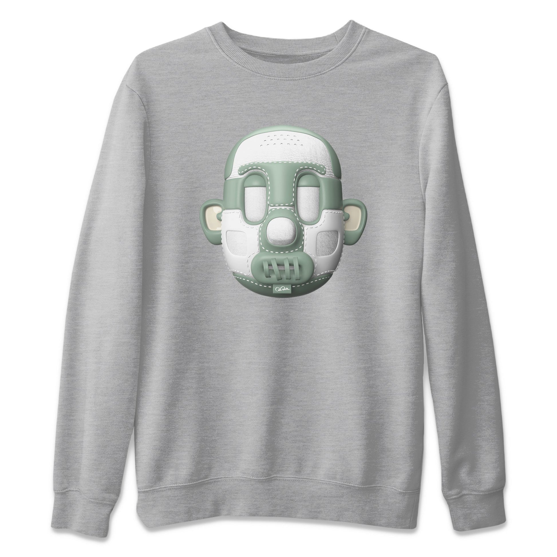 Dunk Mica Green Sneaker Match Tees Shoe Head Sneaker Tees Dunk Low Mica Green Sneaker Release Tees Unisex Shirts Heather Grey 2