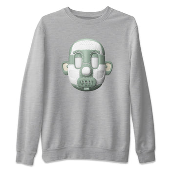 Dunk Mica Green Sneaker Match Tees Shoe Head Sneaker Tees Dunk Low Mica Green Sneaker Release Tees Unisex Shirts Heather Grey 2