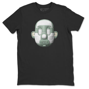 Dunk Mica Green Sneaker Match Tees Shoe Head Sneaker Tees Dunk Low Mica Green Sneaker Release Tees Unisex Shirts Black 2
