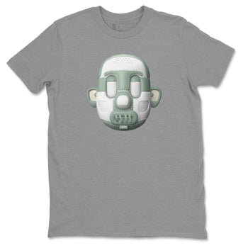 Dunk Mica Green Sneaker Match Tees Shoe Head Sneaker Tees Dunk Low Mica Green Sneaker Release Tees Unisex Shirts Heather Grey 2