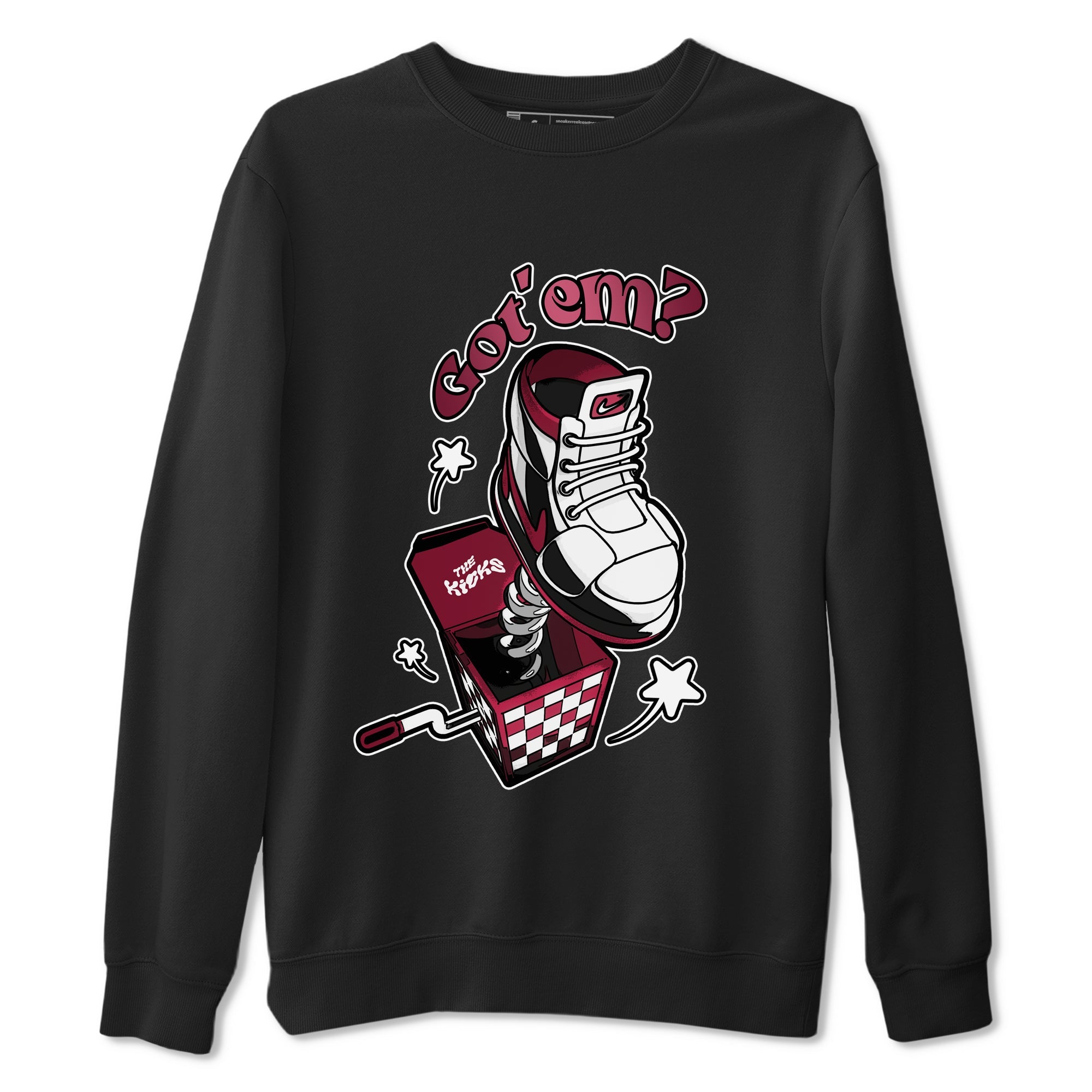 Air Jordan 1 Metallic Burgundy shirt to match jordans Shoe In The Box sneaker tees AJ1 Metallic Burgundy SNRT Sneaker Release Tees Unisex Black 2 T-Shirt