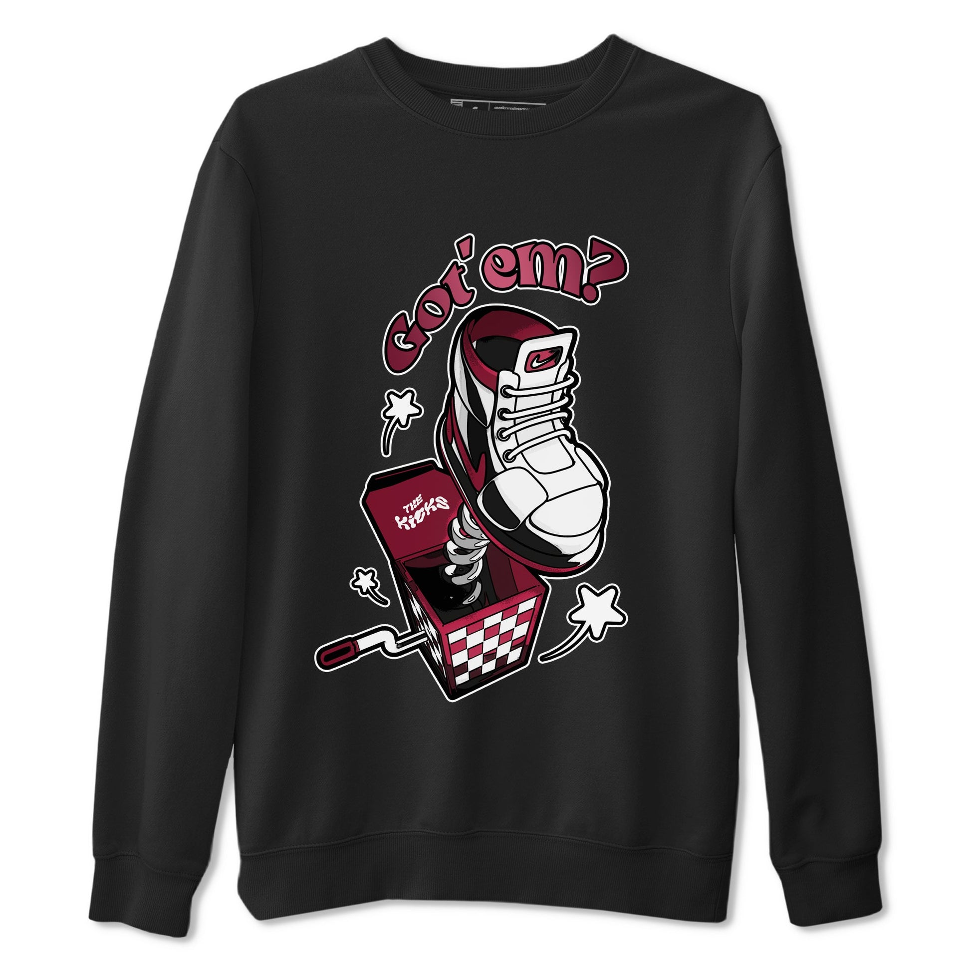 Air Jordan 1 Metallic Burgundy shirt to match jordans Shoe In The Box sneaker tees AJ1 Metallic Burgundy SNRT Sneaker Release Tees Unisex Black 2 T-Shirt